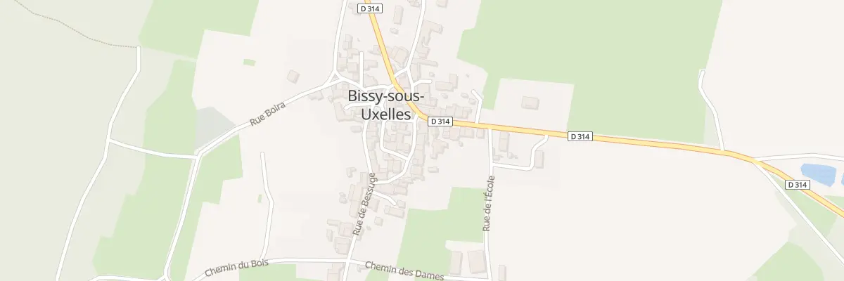 Plan du 5007 Au Bourg à Bissy-sous-Uxelles