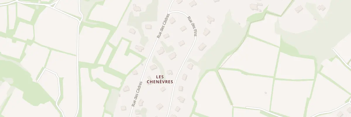 Plan du 13 Rue des Pins à Givry