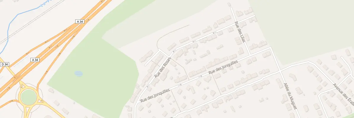 Plan du 14 Rue des Roses à La Francheville