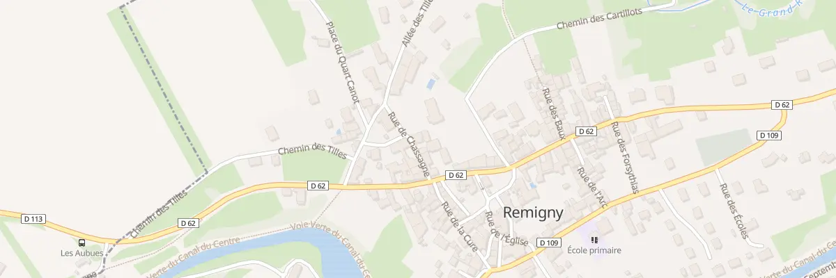 Plan du 6 Rue de Chassagne à Remigny