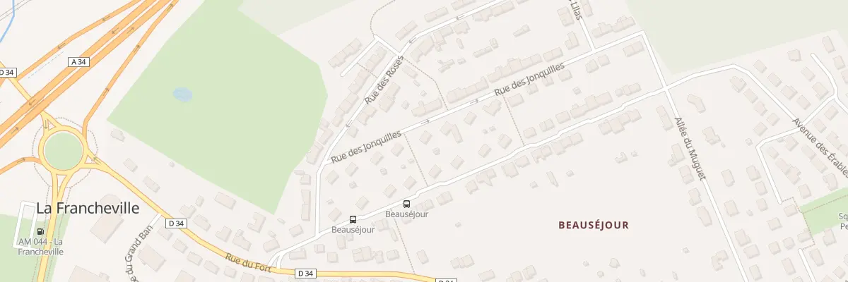 Plan du 10 Rue des Jonquilles à La Francheville