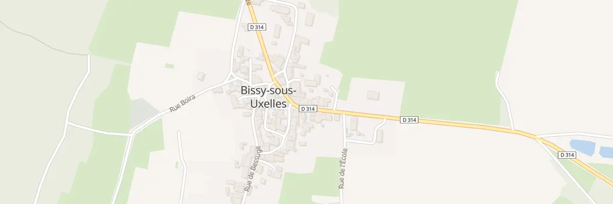 Plan du 14 Rte de Chapaize à Bissy-sous-Uxelles