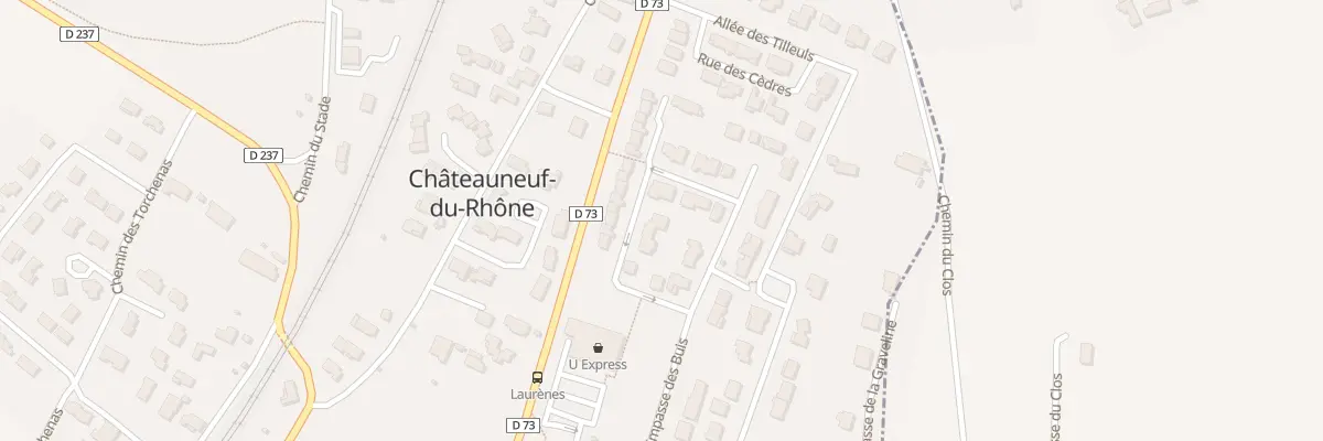 Plan du 118 Rue des Aubépines à Châteauneuf-du-Rhône
