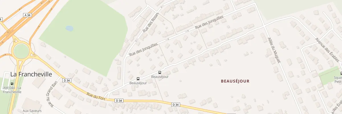 Plan du 13 Rue du Chemin Vert à La Francheville