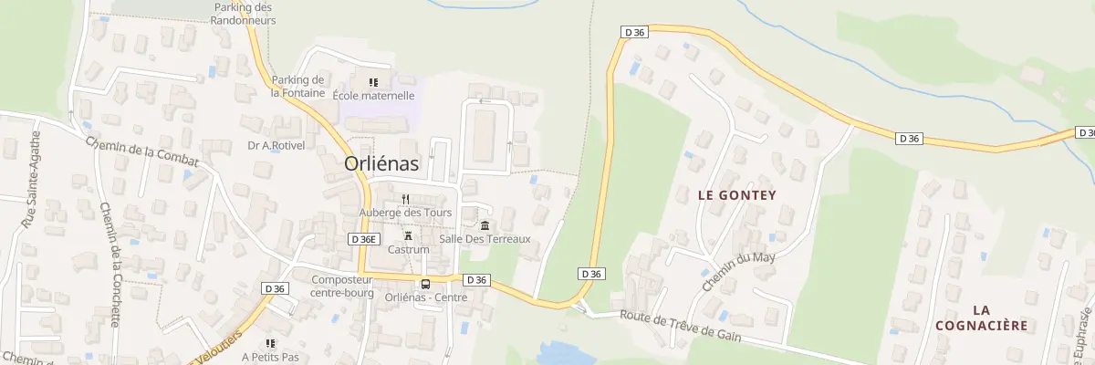 Plan du 51 Rue du Chater à Orliénas