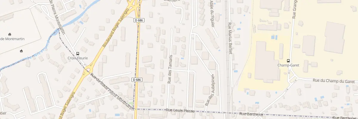 Plan du 140 Rue des Tamaris à Arnas