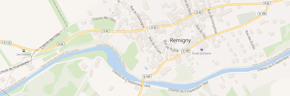 Plan du 6 Rue de la Cure à Remigny
