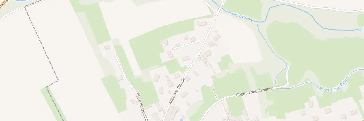 Plan du 11 All des Tilleuls à Remigny
