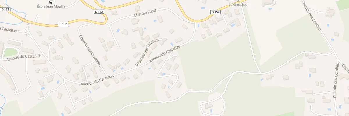 Plan du 34 Imp de Bellevue à Mondragon
