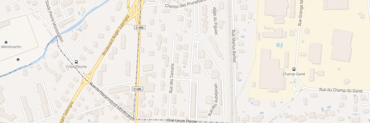 Plan du 154 Rue des Tamaris à Arnas