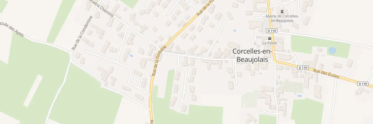 Plan du 227 Rue des Quatre Chemins à Corcelles-en-Beaujolais