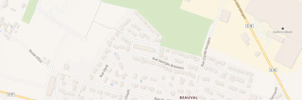 Plan du 30 Rue Georges Brassens à Belleville-en-Beaujolais
