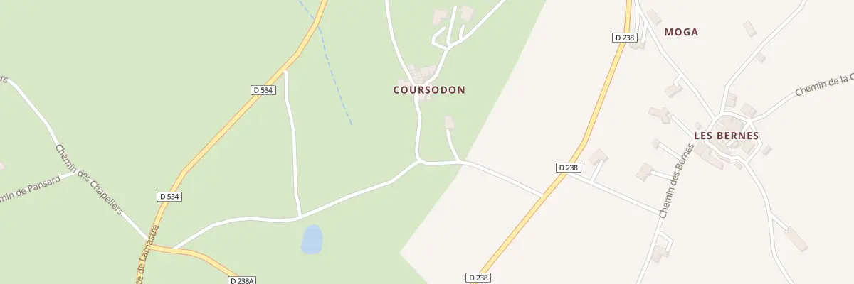 Plan du 150 Che de Coursodon à Saint-Barthélemy-le-Plain