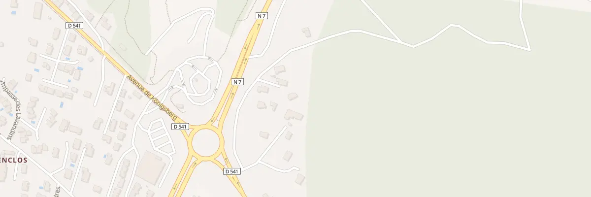 Plan du 9010 Combe Longe Est à Donzère