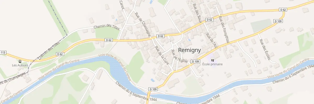 Plan du 4 Rue de la Cure à Remigny