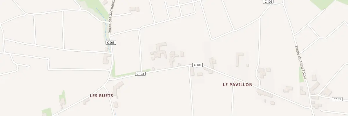 Plan du 203 Rte du Pavillon à Juliénas