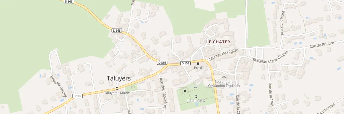 Plan du 12 Rue de la Mairie à Taluyers