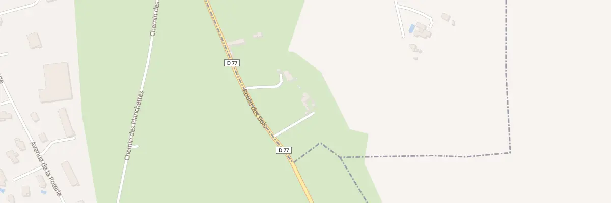 Plan du 54 Rte des Bois à Dommartin