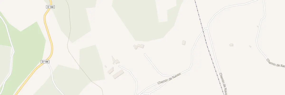 Plan du 5458 Che de Navon à Châteauneuf-du-Rhône