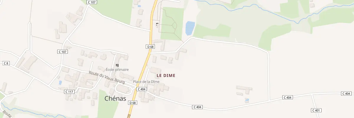 Plan du 72 Imp des Condemines à Chénas