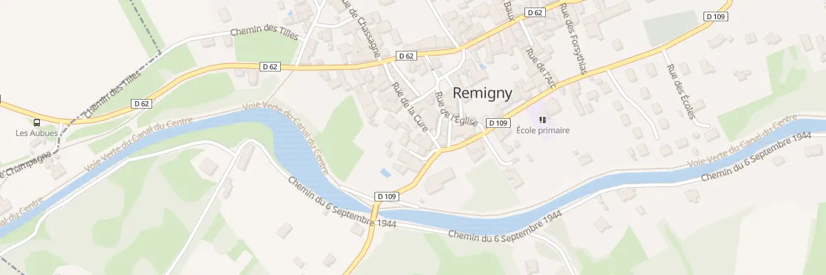 Plan du 10 Rue de la Cure à Remigny