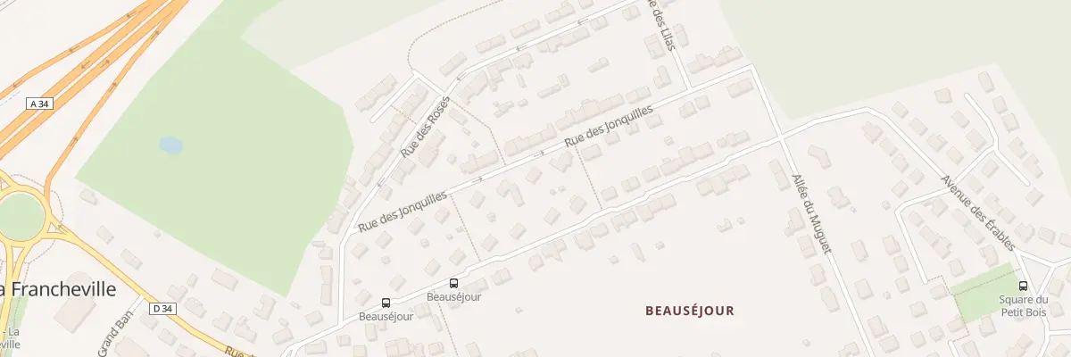 Plan du 14 Rue des Jonquilles à La Francheville
