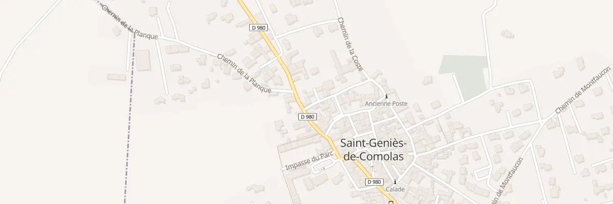 Plan du 18 Rte de Bagnols-sur-Cèze à Saint-Geniès-de-Comolas
