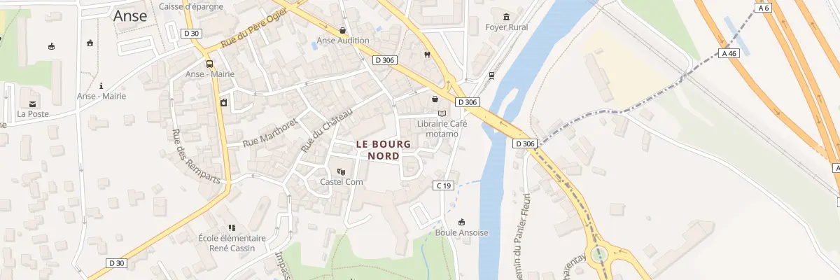 Plan du 18 Rue Saint Abdon à Anse