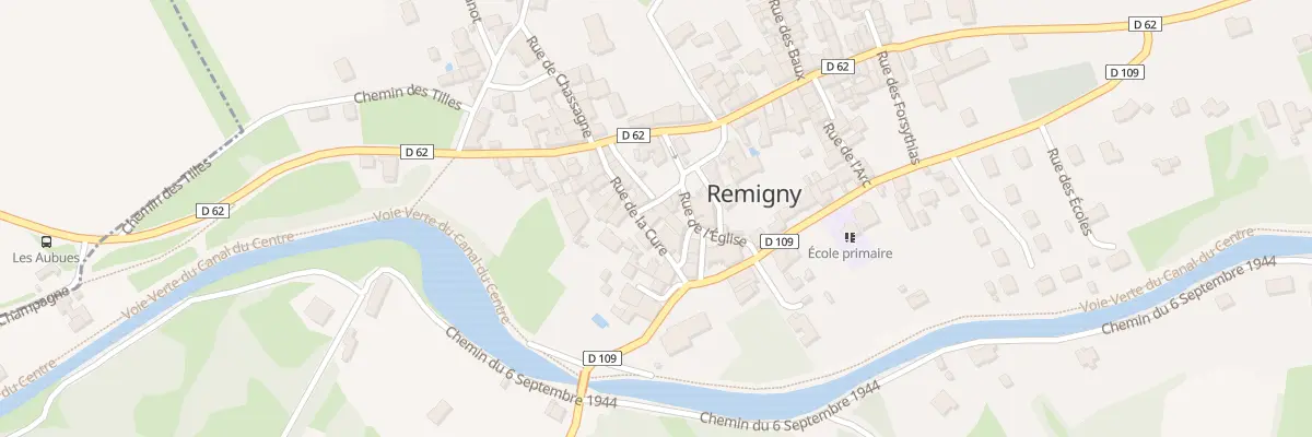 Plan du 7 Rue de la Cure à Remigny