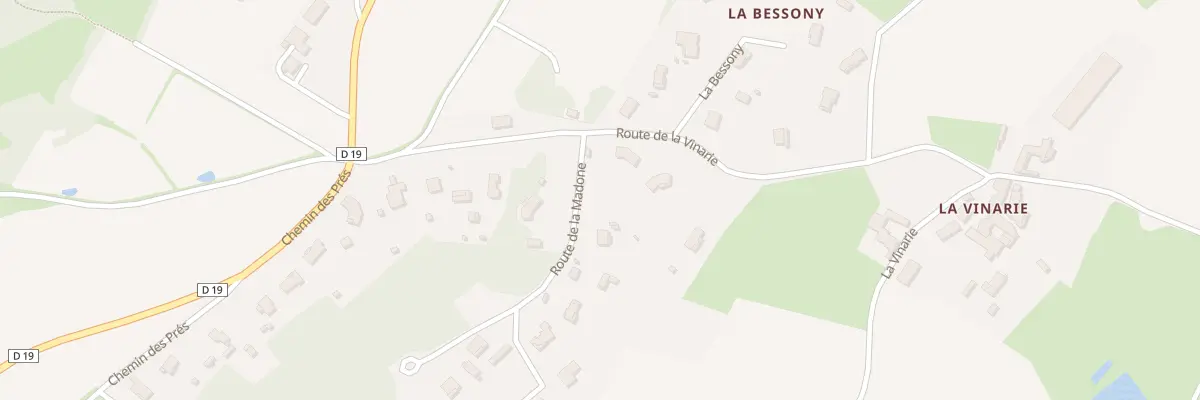 Plan du 7 Rte de la Vinarie à Chuyer