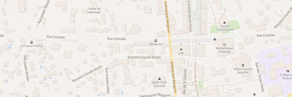 Plan du 29 Rue Centrale à Craponne