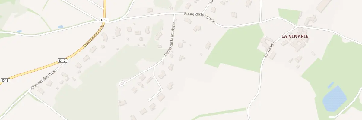 Plan du 3 Rte de la Madone à Chuyer