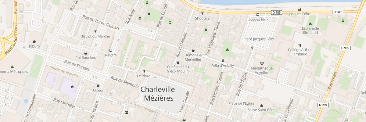 Plan du 18 Rue du Moulin à Charleville-Mézières