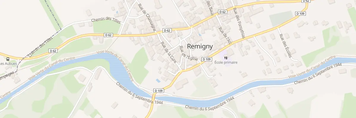 Plan du 9 Rue de la Cure à Remigny