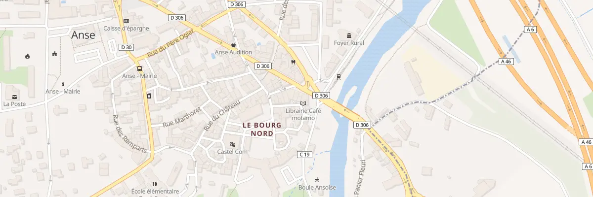 Plan du 625 Rte de Lyon à Anse