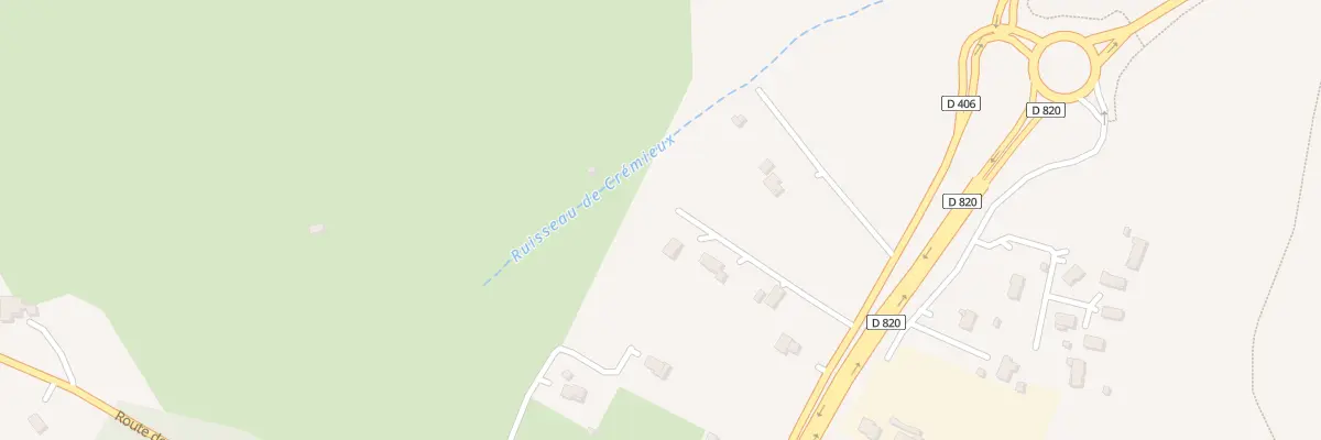 Plan du 155 Montanet à Peaugres