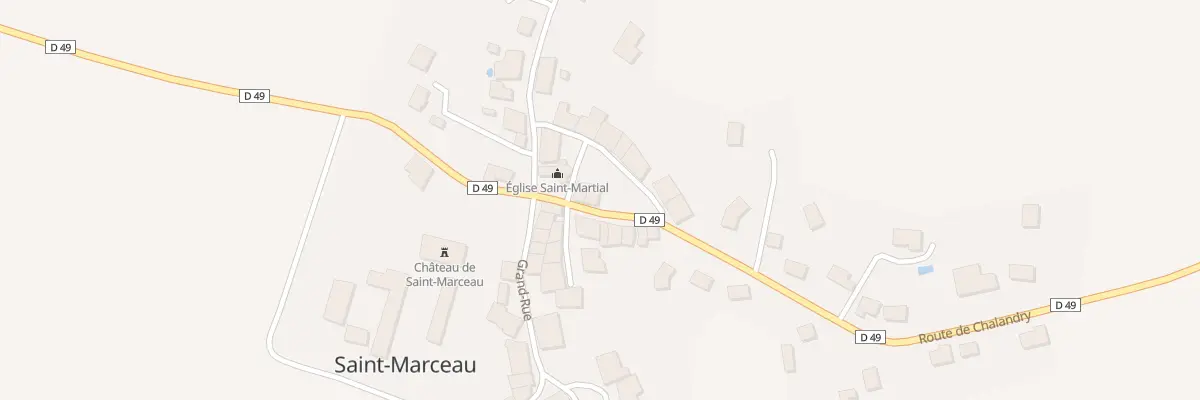 Plan du 5069A Le Village à Saint-Marceau