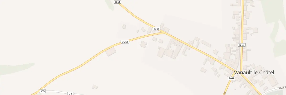 Plan du 3 Rue de Bronne à Vanault-le-Châtel