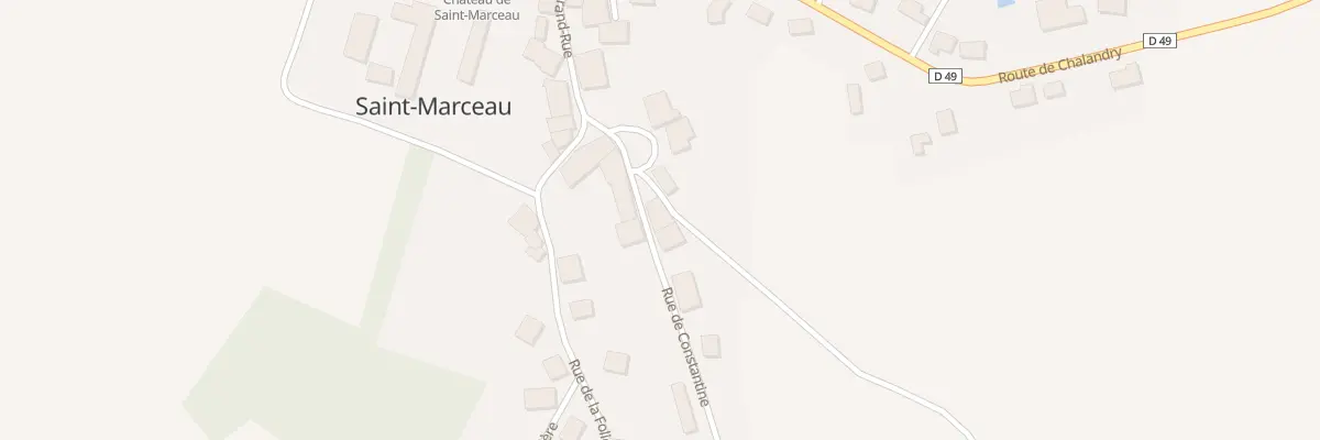 Plan du 3 Rte de Constantine à Saint-Marceau