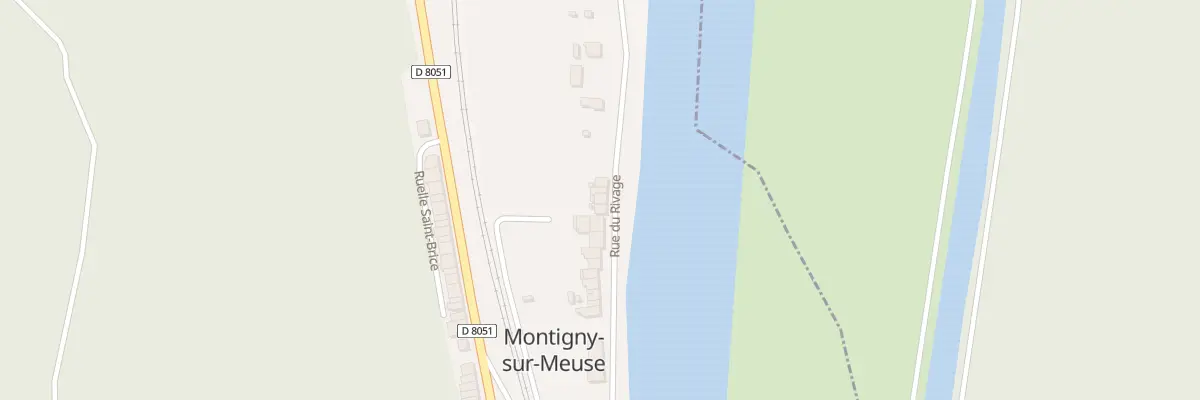 Plan du 5009 Le Village à Montigny-sur-Meuse