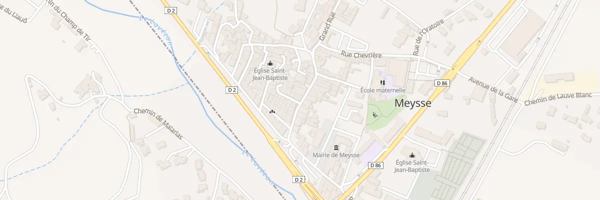 Plan du 1 Rue de la Placette à Meysse