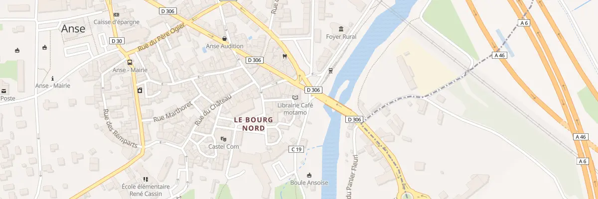 Plan du 6 Rue du Trou du Chat à Anse