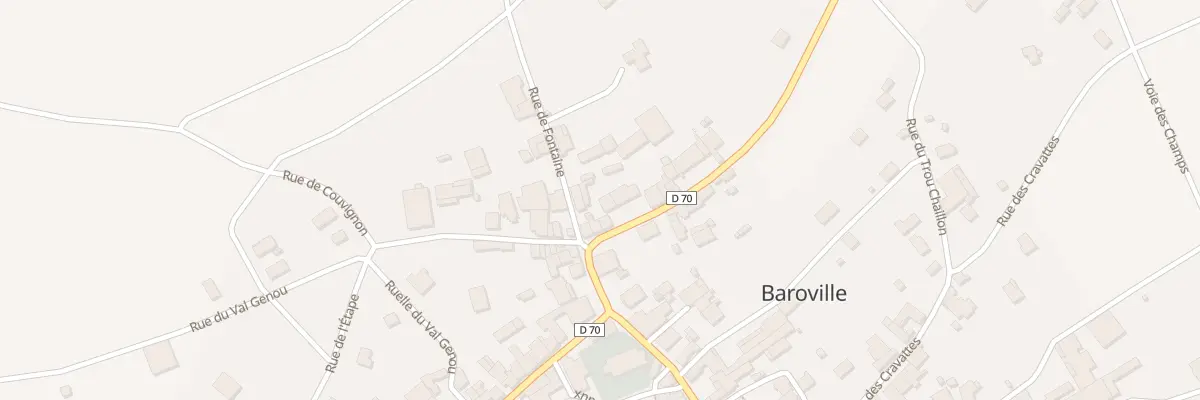 Plan du 11 Rue de Bar-sur-aube à Baroville