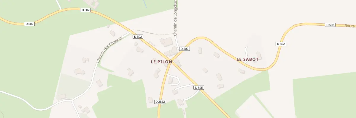 Plan du 5034 Pilon aux Haies
