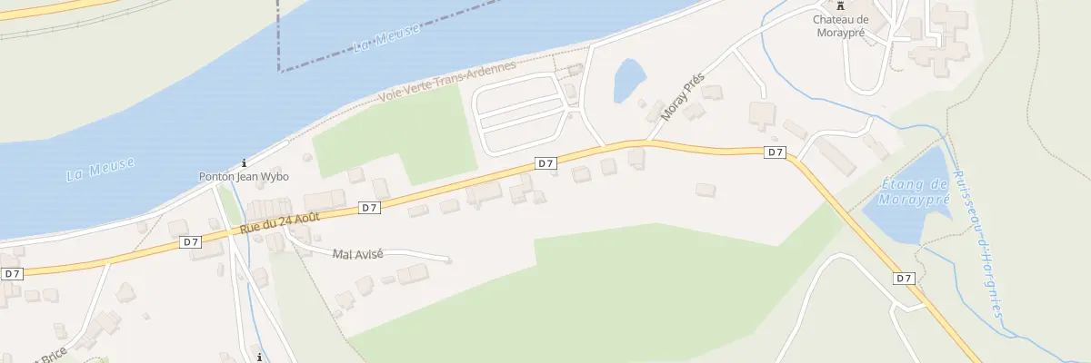 Plan du 22 Rue du 24 Août à Haybes