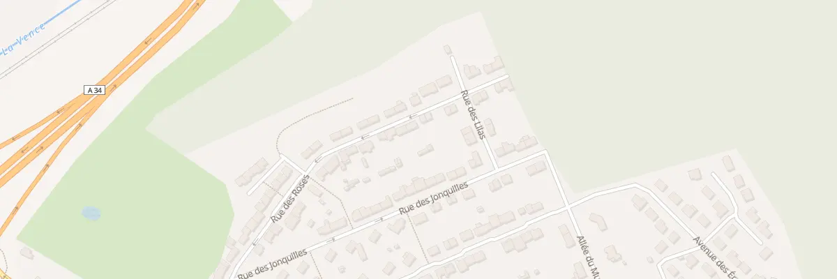 Plan du 30 Rue des Roses à La Francheville