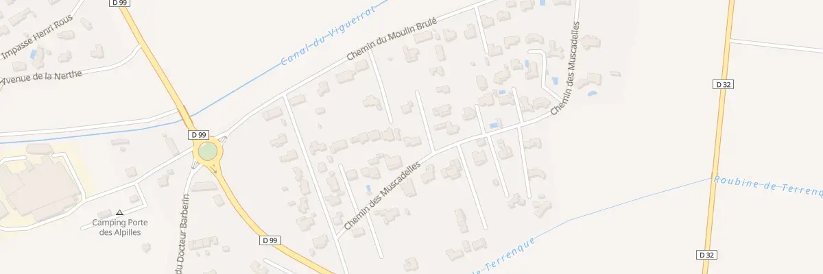 Plan du 8 Che des Muscadelles à Saint-Étienne-du-Grès