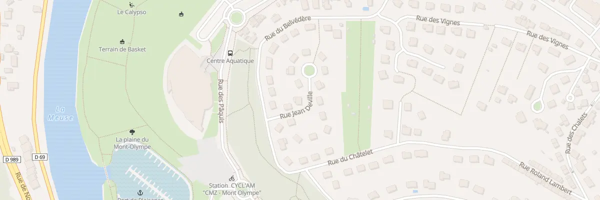 Plan du 15 Rue Jean Deville à Charleville-Mézières
