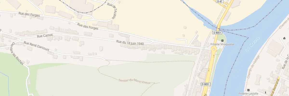 Plan du 71 Rue du 18 Juin 1940 à Vireux-Molhain