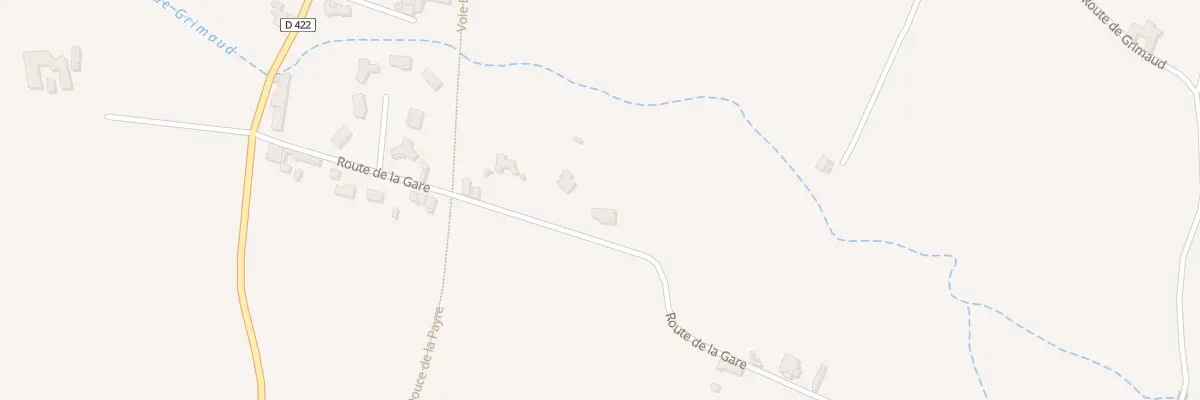 Plan du 325 Rte de la Gare à Saint-Lager-Bressac